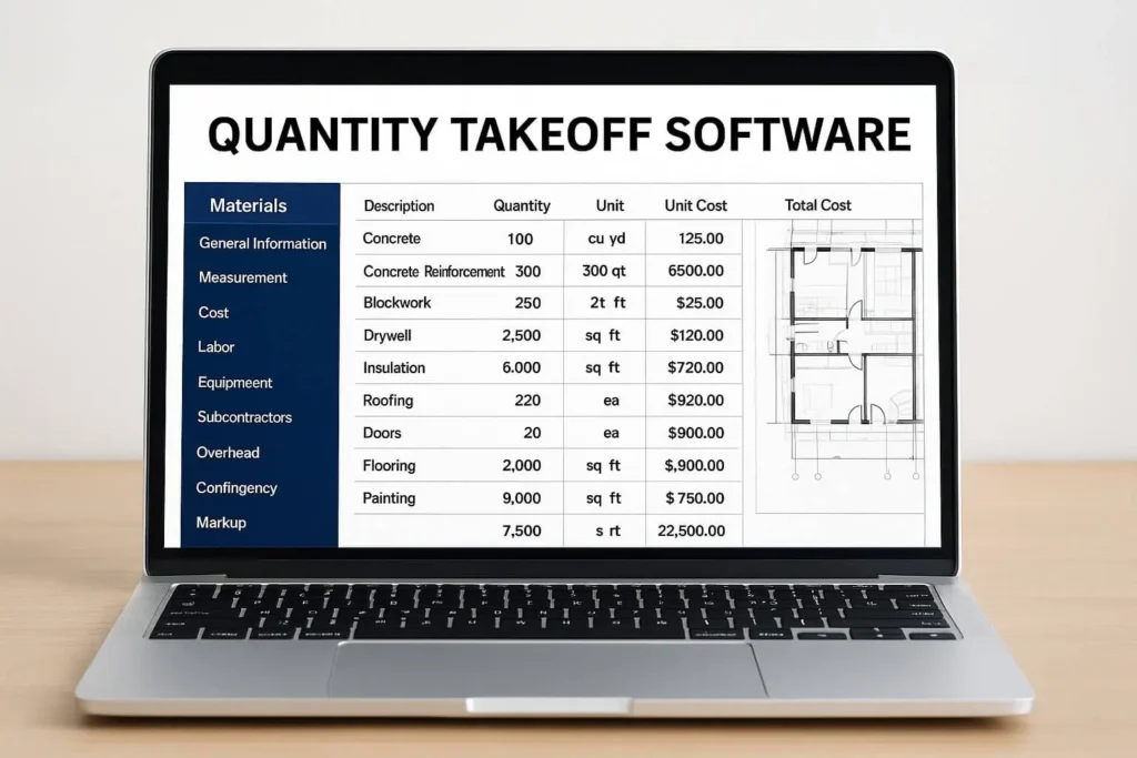 The best Quantity Takeoff Software