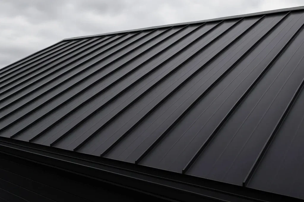 Black Metal Roof