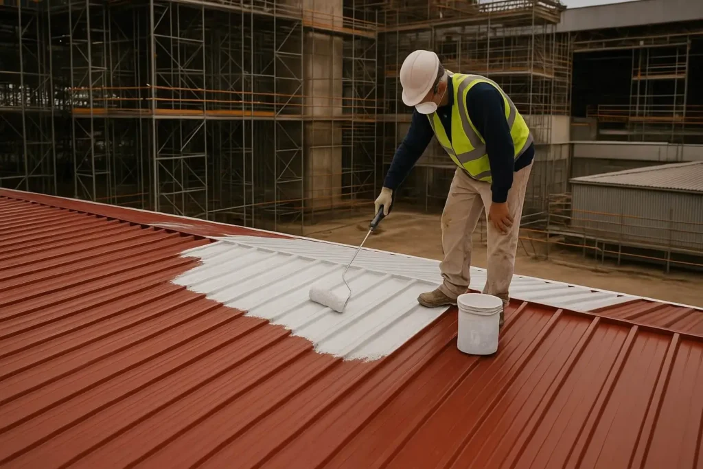 Repainting Metal Roof
