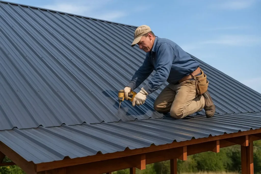 How Do You Install A Metal Roof?
