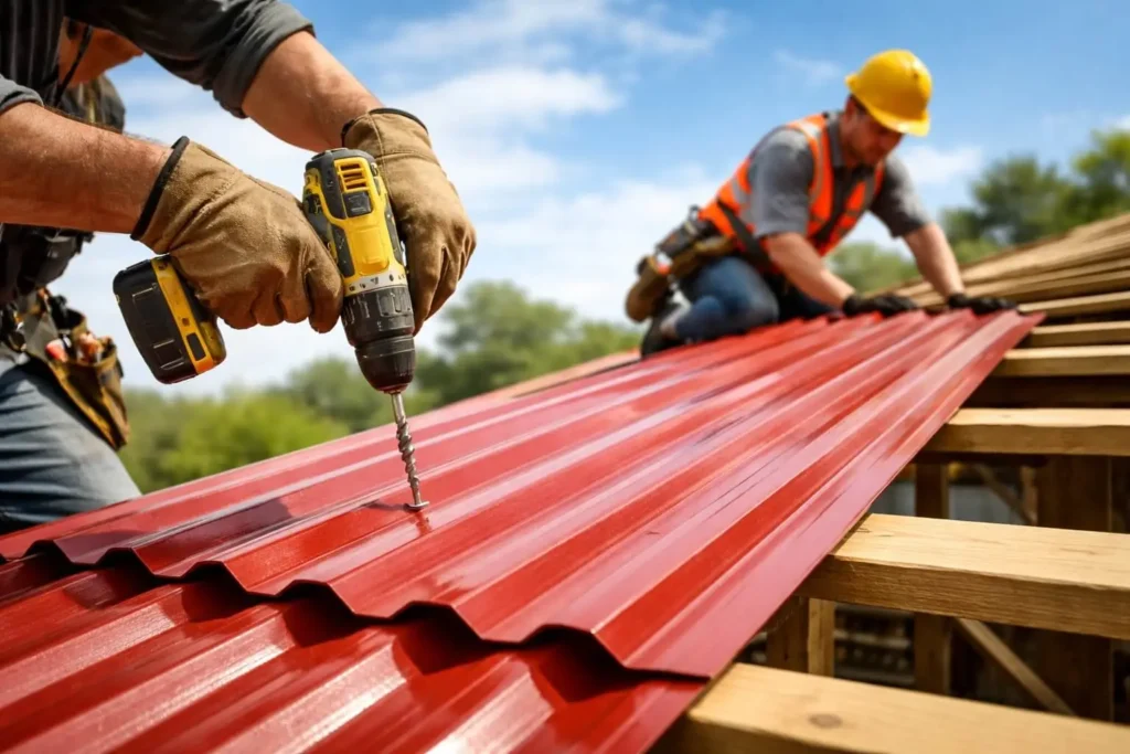 How to Attach Metal Roofing?