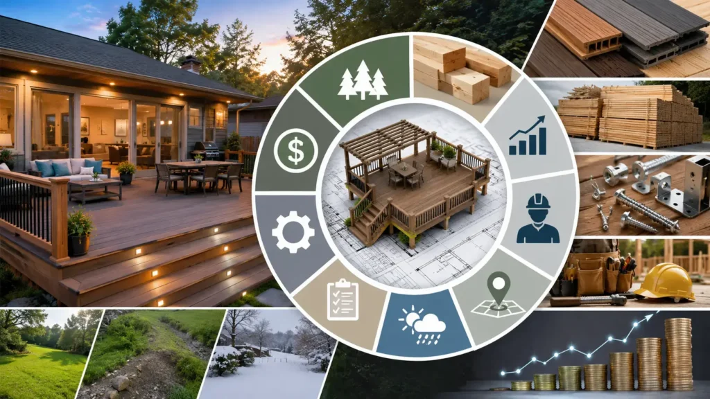 Deck Construction Cost Estimator Factors Affecting Prices in 2026